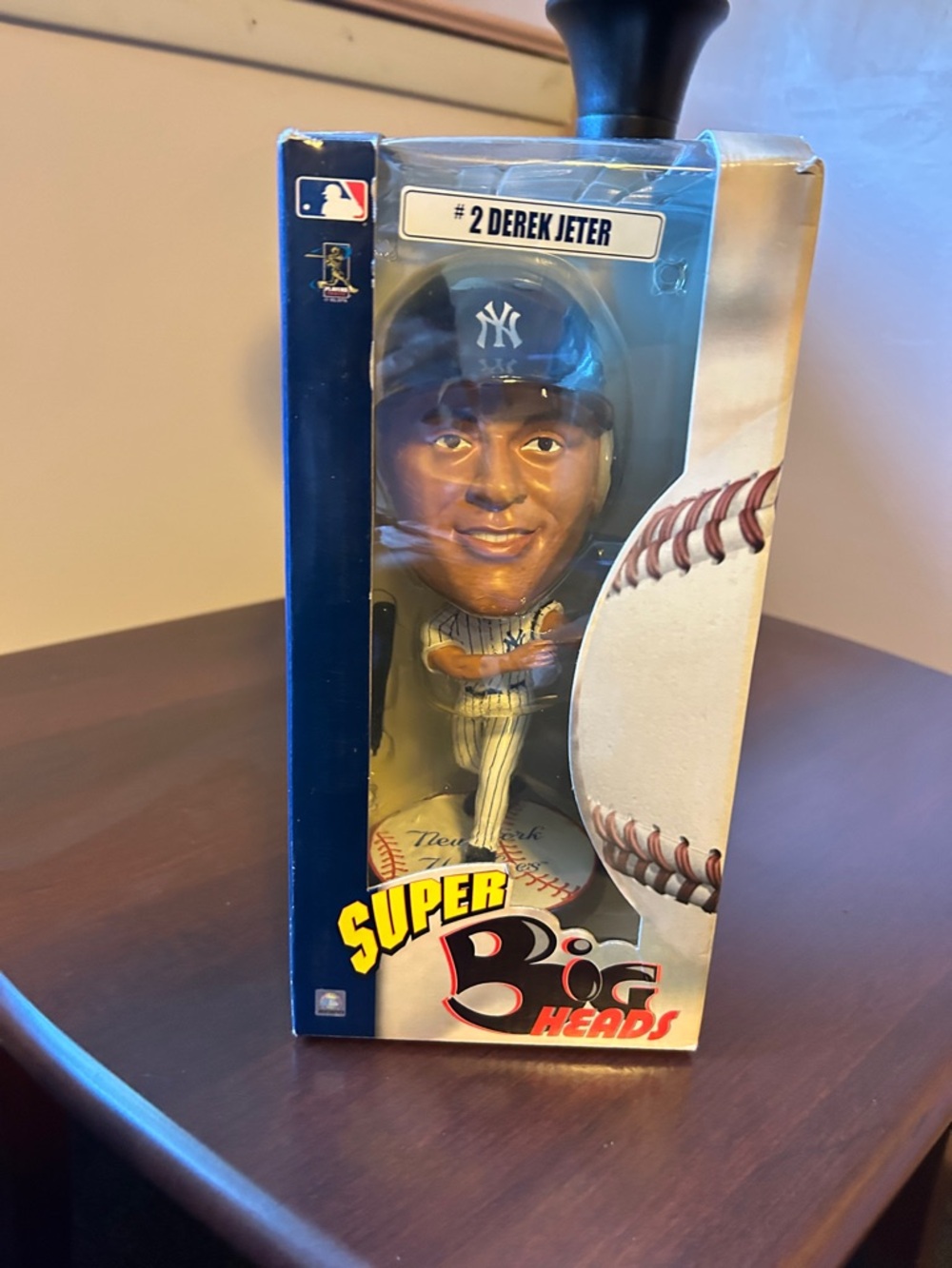 Super Bog Heads Derek Jeter Bobblehead - Blue & White
